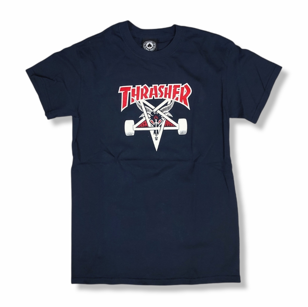 Thrasher Skateboarding Men's Skate Goat 666 Devil Shirt